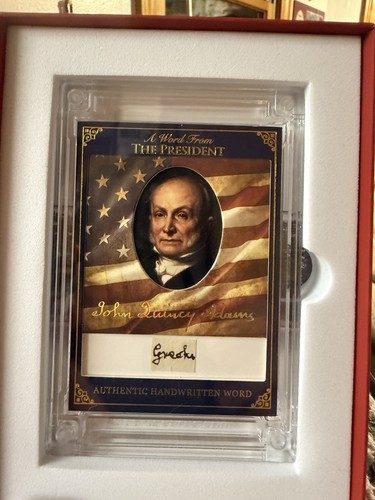 John quincy adams handwritten - quincy,