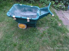 Double wheeled wheelbarrow