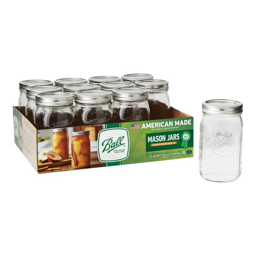 Mason jars wide mouth - 32,