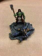 Warhammer 40,000 (Warhammer 40K) Sp Ork Diorama Wth Sp Mar Skeleton Victim