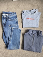 M&S H&M Boys Jeans T Shirt And