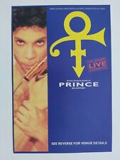 PRINCE GOLD EXPERIENCE ORIGINAL 1995 UK TOUR FLYER LEAFLET  A5