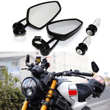 Motorcycle 7/8" Bar End Rearview Side Mirrors For Yamaha XSR FZ01 MT-07 09 R1 R6