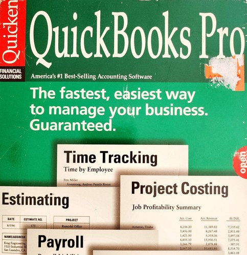 1996 quickbooks pro - pro, floppy