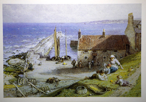 Postcard painting the old pier - the,