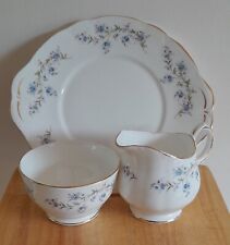 Duchess Tranquillity Bone China Cake Plate, Milk Jug & Sugar Bowl