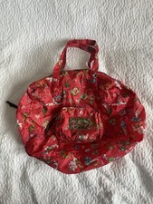 NEW OILILY red dolls & animals flowers printed Shoulder bag  folding shopper