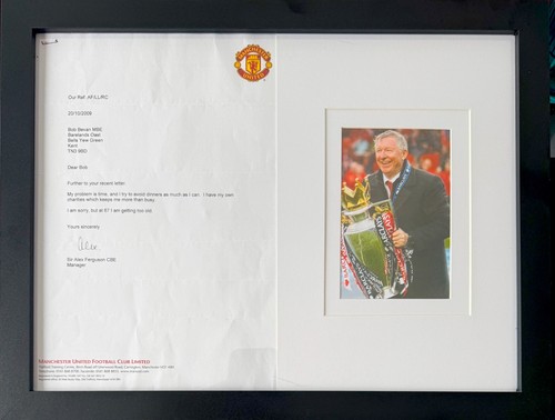 Alex ferguson hand signed - alex,