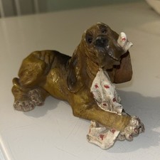 Cute Resin Bloodhound Dog With