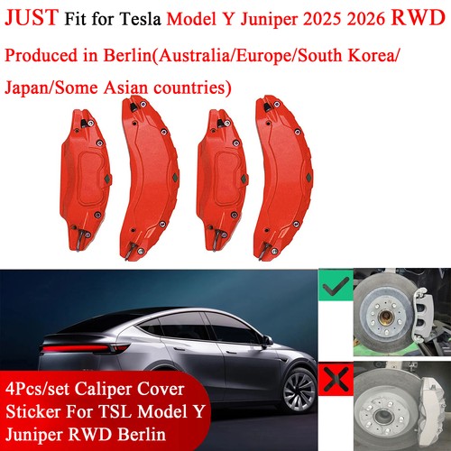 Brake caliper covers for - caliper, tesla