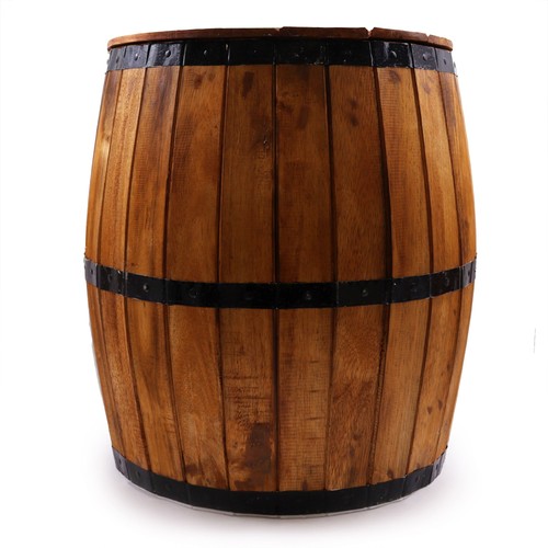 Beer barrel table natural - barrel, –