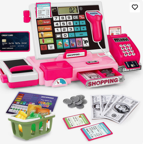 Cash register play set - cash,