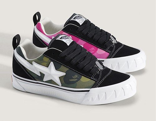 Bape vans knu skool - bape, x