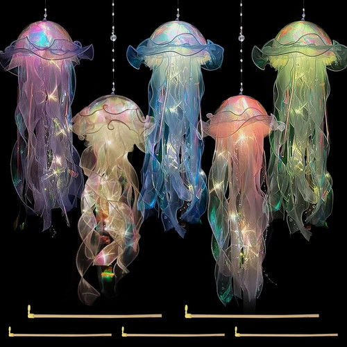 Pcs jellyfish light hanging - 5,