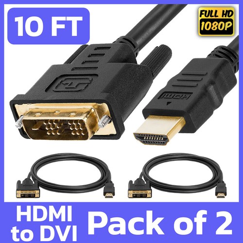 Pack 10ft hdmi dvi - hdmi,