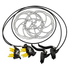 Magura MT5 4-Piston Post Mount Hydraulic Disc Brake Set w/ 180mm Rotors (F+R)