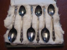 Vintage 6 x Small Antique EPNS