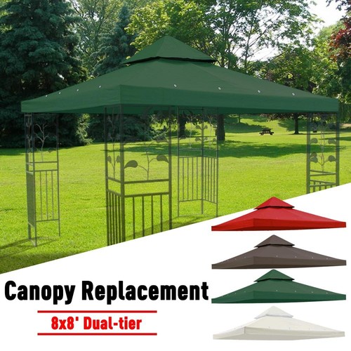 Tier gazebo top canopy - 8'x8',