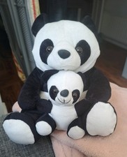 Door stop black & white panda novelty animal heavy door stop holds door open 