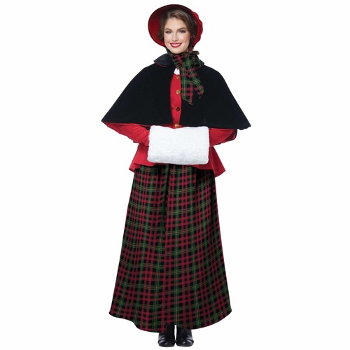 Holiday caroler woman - caroler,