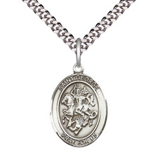 Medium Medium Pewter Saint St