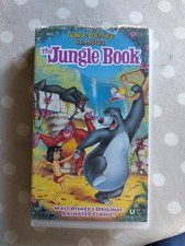 Walt Disney Jungle Book VHS video  Animated
