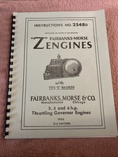 Fairbanks Morse Z Engines Type R Magneto Instructions 2548D 1925
