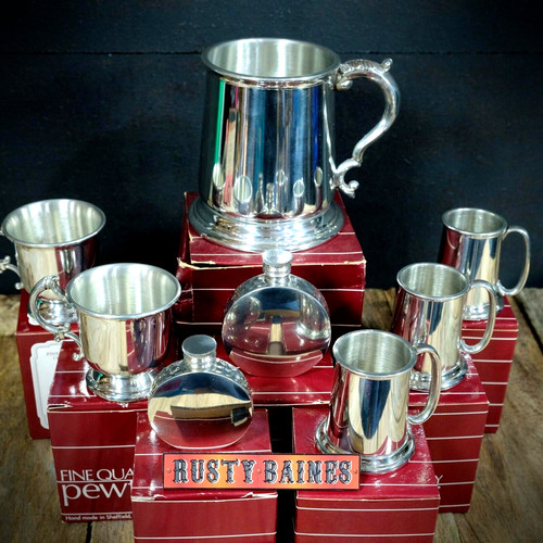 New old stock sheffield pewter - stock,