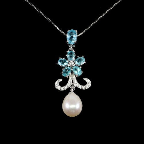 Summer 925 silver necklace - silver,
