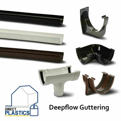 Deepflow gutter guttering pvc - gutter,