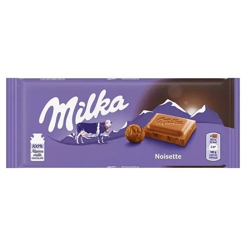 Milka noisette hazelnut alpine - milka,