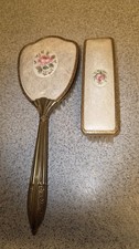 2 antique vintage  hair brushes .