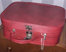 Vintage 50s 60s 70s Travel Vanity Case Hand Luggage W/Keys Retro Bag MOD 