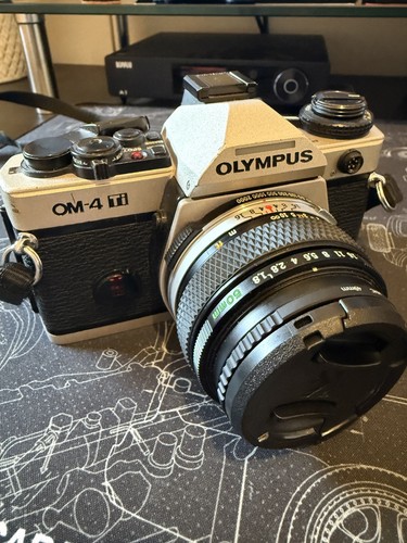 Olympus silver with - om-4,
