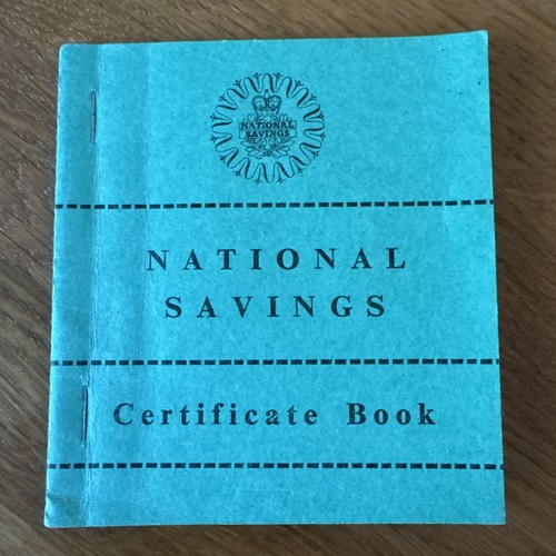 Vintage green national savings - national,