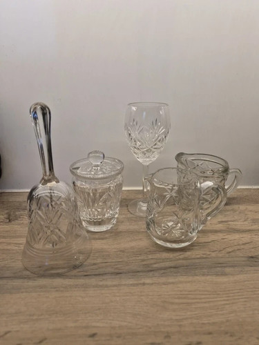 Mixed vintage glassware bundle - mixed,