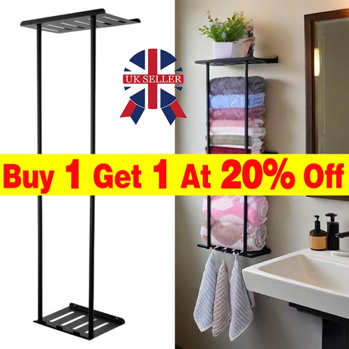 Wall mounted towel rack - rack, metal