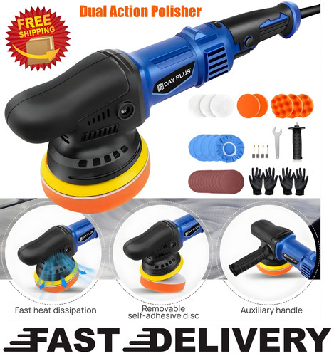 Dual action car polisher - action,