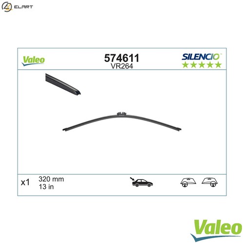 Wiper blade 574611 - blade, seat