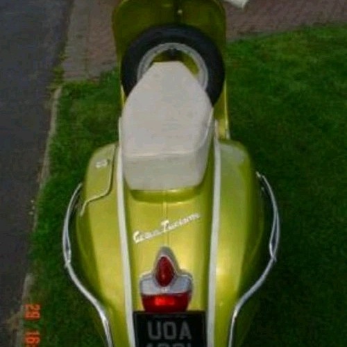 Vespa custom cut - custom, down