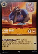 11/204 CHIEF BOGO GAZELLE FAN AZURITE SEA COMMON DISNEY LORCANA CARD