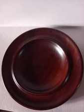 A Lovely Dark Wooden Plate / Bowl