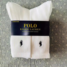 Ralph Lauren Vintage Polo 6 Pairs Men's Socks UK6-12