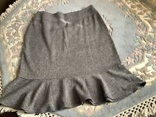 Lady’s Skirt Cotton Traders Size 18s Black Tweed