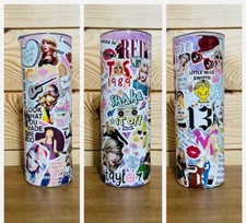 SWIFTIE SONGS COLLAGE Inspired-20oz Stainless Tumbler Water Bottle -GREAT ITEM!