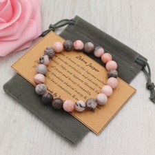 PINK ZEBRA JASPER Bracelet