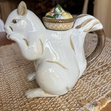 Ceramic Squirrel Teapot Fruit