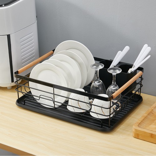 Kitchen metal dish drainer - dish,