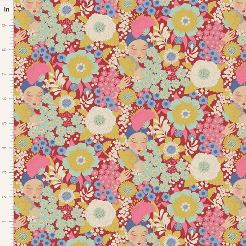 Tilda wallflower 110cm x 2m - tilda:, wallflower: