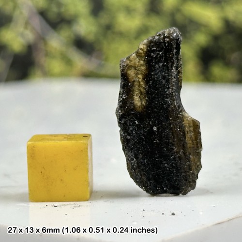 Tektite natural impact glass - natural,
